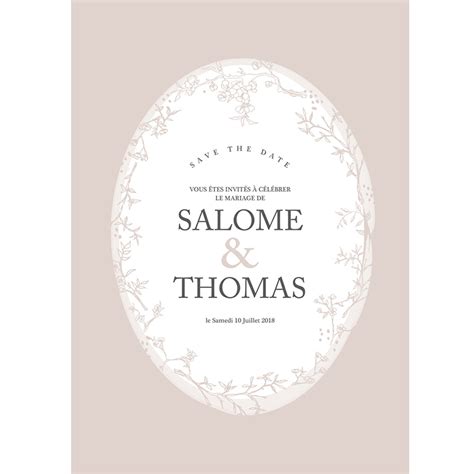 Faire Part De Mariage Nude Echantillon Offert