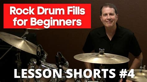 Rock Drum Fills For Beginners Lesson 4 Shorts Youtube