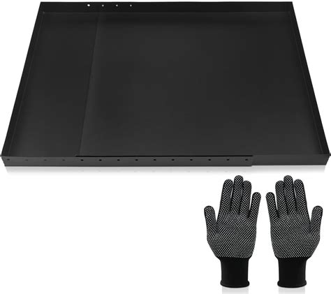 Amazon Vesici Adjustable Fireplace Tray With Grilling Gloves