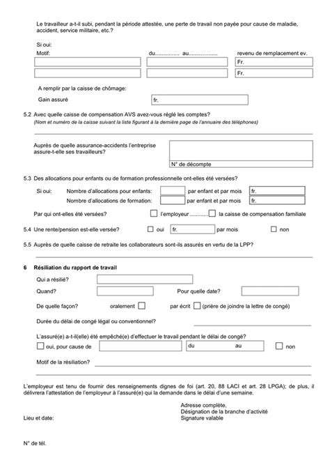 Model D Attestation De Lemployeur Pour Travailleurs Domicile