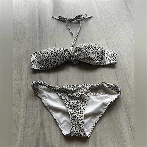 Swim Sexy Leopard Print Bikini Top And Bottom Poshmark