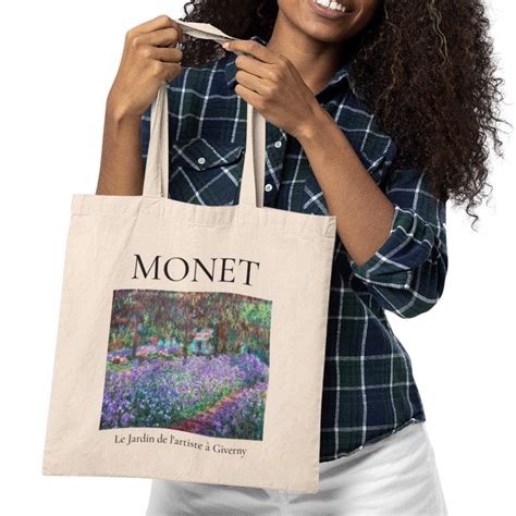 Bolsa Sacola Ecobag E Sem Z Per Obra De Arte Monet Algod O