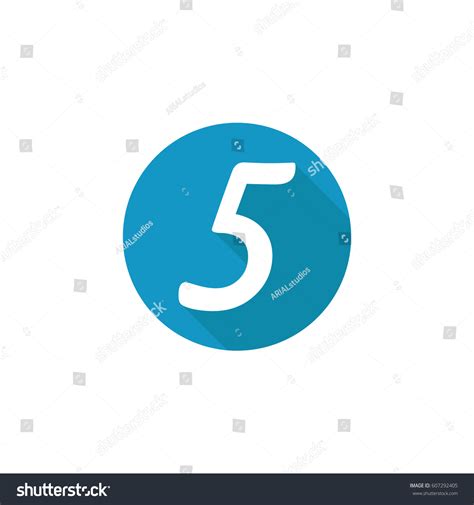 Number 5 Logo Vector Stock Vector (Royalty Free) 607292405 | Shutterstock