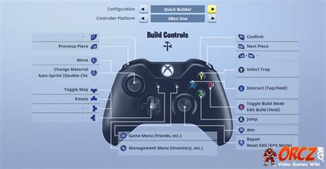 Fortnite Battle Royale: Xbox Controller Layout - Orcz.com, The Video ...