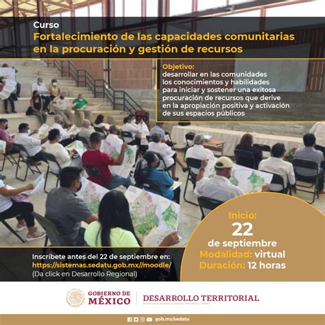 SEDATU México on Twitter Te invitamos al curso Fortalecimiento de