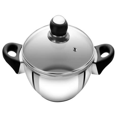 Anjali Fiesta Stainless Steel Kadai With Lid L Silver Jomla Ae