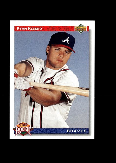 Ryan Klesko 1992 Upper Deck Baseball Card 24 Atlanta Braves EBay