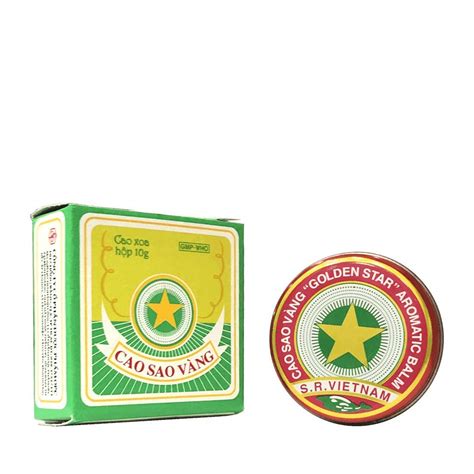 Cao Sao Vang Ointment Golden Star Aromatic Balm G Off