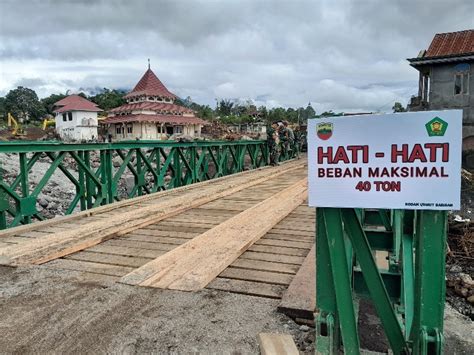 Jembatan Bailey Simpang Bukik Selesai Dibangun Kata Sumbar