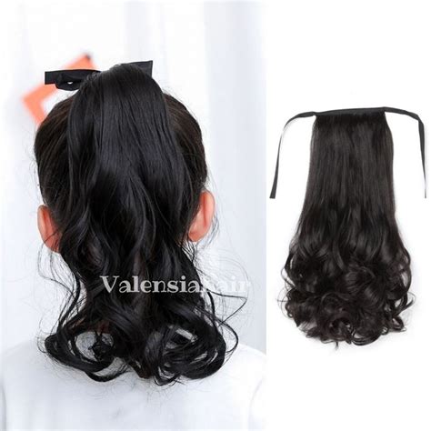 Jual Ponytail Ikat Wig Anak Rambut Palsu Extension Hair Clip Ponytail