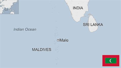 Maldives Near India Map Brenda Tatiania