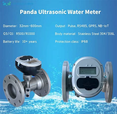 DN32 600 Nb Iot Lorawan Ultrasonic Water Meter Digital Ultrasonic