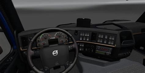 VOLVO FH16 2009 CARBON INTERIOR | ETS2 mods | Euro truck simulator 2 ...