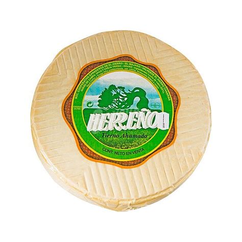 Queso Herreño tierno ahumado Queso canario artesano Mezcla 3 leches