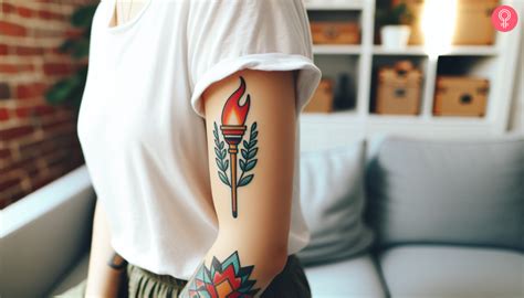 8 Stunning Torch Tattoo Ideas With Meanings - vamaindia.in