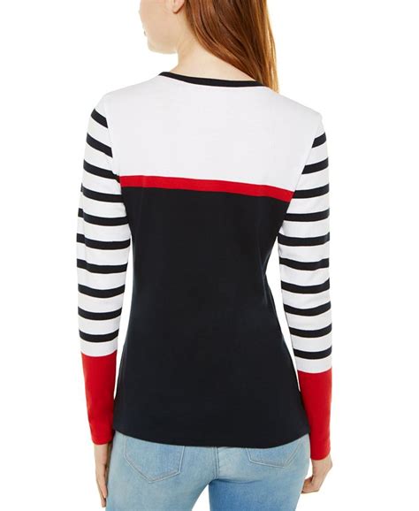 Tommy Hilfiger Multi Stripe Cotton Top Created For Macys Macys