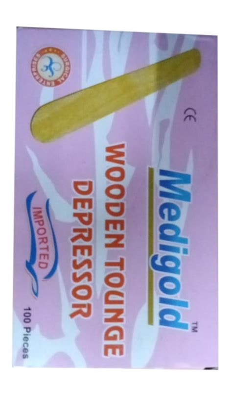 Medigold Wooden Tongue Depressor At 65 Box Wooden Tongue Depressor