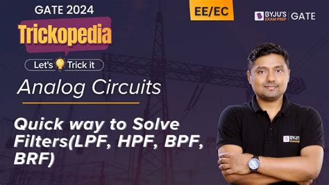 Quick Way To Solve Filters Lpf Hpf Bpf Brf Analog Circuits