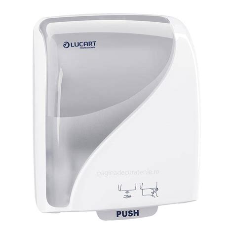 Dispenser Prosop Autocut Alb Lucart Identity Touch Free Cu Senzor