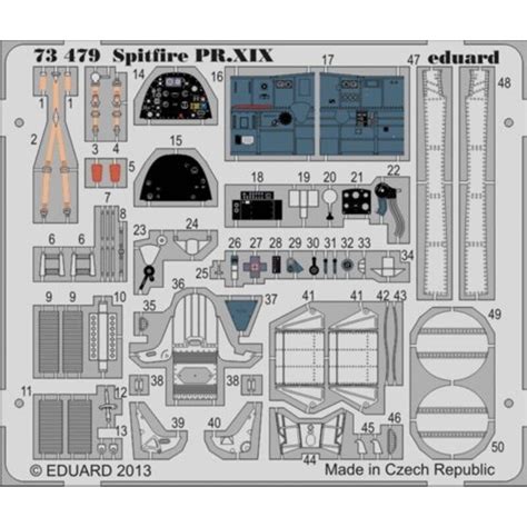 Eduard Supermarine Spitfire Pr Mk Xix Designed To Be Used With Air