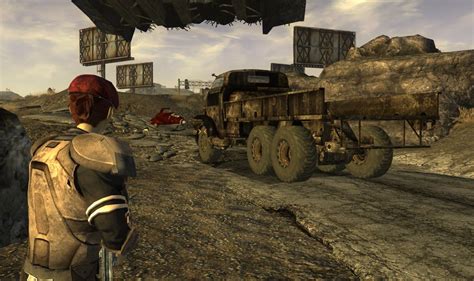 Fallout: New Vegas modder adds moving vehicles to roads | PC Gamer