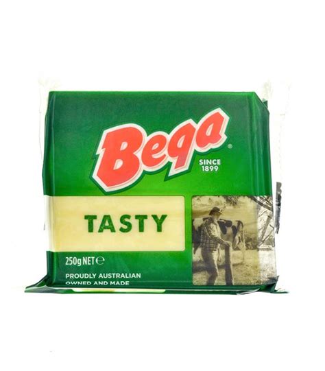 Bega Tasty Cheddar Cheese Slices 250g