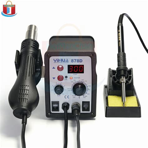Jual BLOWER YIHUA 878D 2 IN 1 Solder Uap Hot Air Solder Station ORIGINAL 70768 Shopee Indonesia