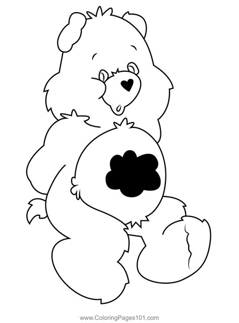 Grumpy Bear Coloring Page For Kids Free Care Bears Printable Coloring