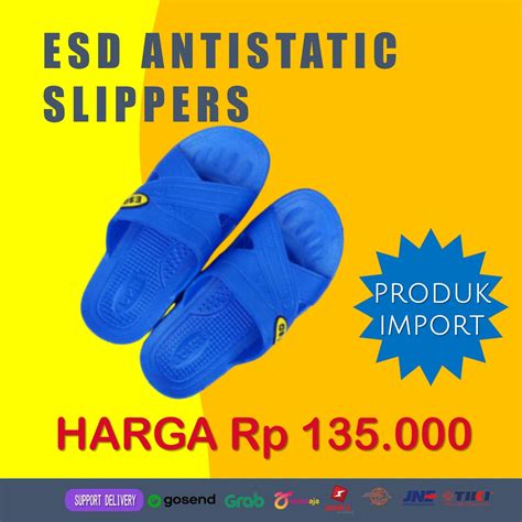 Jual Sandal Slipper Esd Antistatic Untuk Ruang Sterile Clean Room Warna