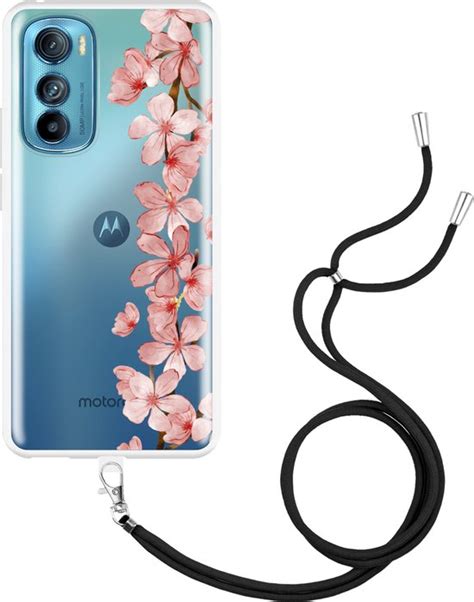 Cazy Hoesje Met Koord Geschikt Voor Motorola Edge 30 Flower Branch Bol