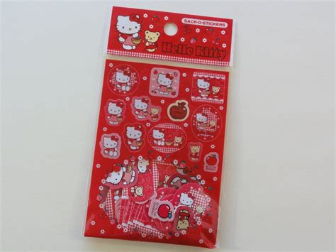 Cute Kawaii Sanrio Hello Kitty Sack O Stickers Flake Sticker Sack Vi