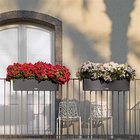 Кашпо Lechuza Balconera Cottage 80 - gartenburo.ru