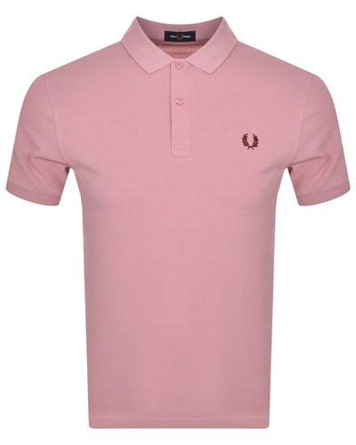 Pink Polo Shirts For Men Lyst