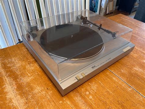 Vintage Akai Ap B Belt Drive Auto Return Turntable Working Fine Ebay