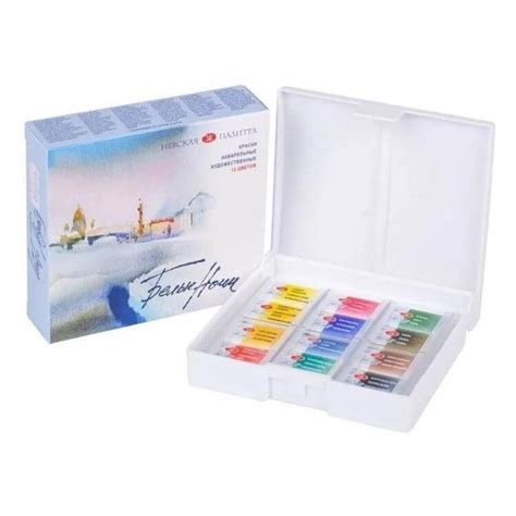 Estojo Aquarela Em Pastilha C Cores White Nights Plein Air