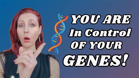 You Are In Control Of Your Genes 🧬 Youtube