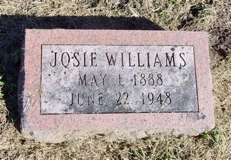 Josephine Josie” Parks Williams 1888 1948 Find A Grave Memorial