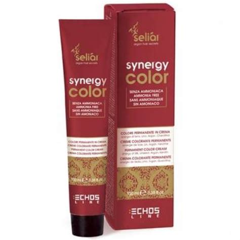 Краска для волос безаммиачная Echosline Seliar Synergy, Blonde Copper ...