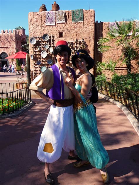 Meeting Aladdin And Jasmine Morocco At Epcot Wednesday 24 Flickr