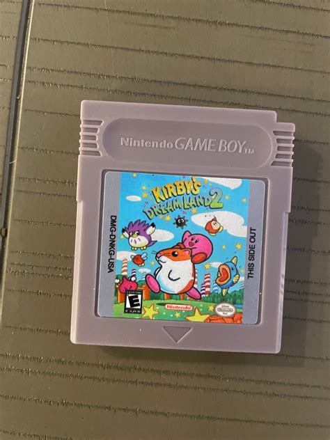 Kirbys Dream Land 2 Nintendo Game Boy Color Gbc Game Etsy