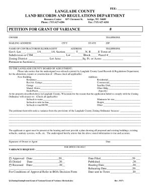 Fillable Online Wolfriverwi Forms Permits