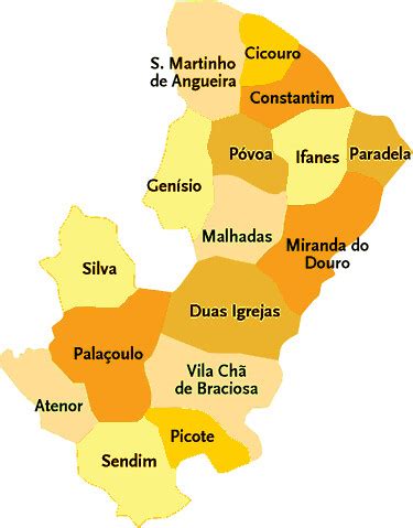 Concelho De Miranda Do Douro Mapa Das Freguesias Jorge Bastos Flickr