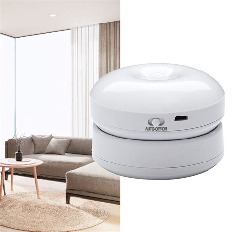 Motion Sensor Night Light 360 Degree Rotation LED Rechargeable Motion ...