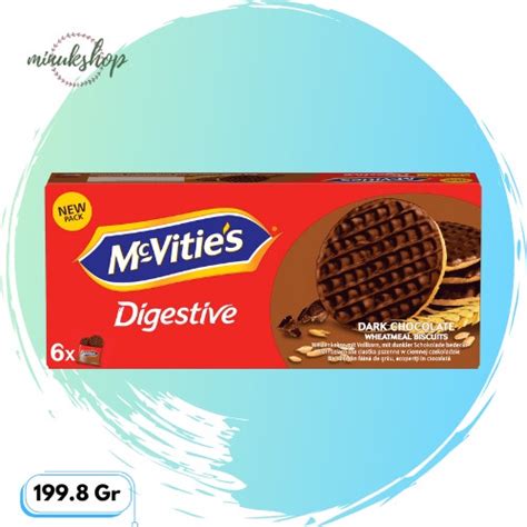 Jual Biskuit Mcvities Digestive Dark Chocolate 199 8gr Shopee Indonesia