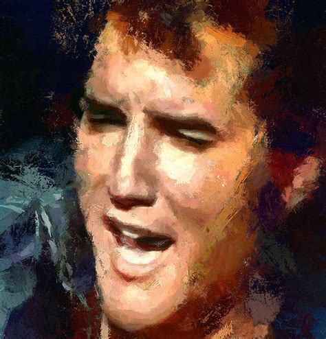 Elvis Presley Portrait 2 Digital Art By Yury Malkov Fine Art America