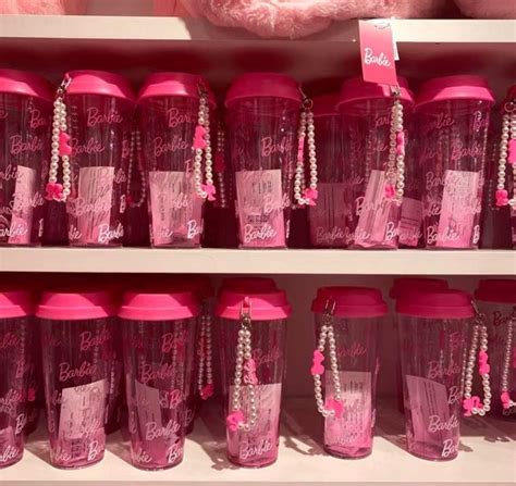 Closed Miniso Barbie Tumbler Furniture Home Living Kitchenware