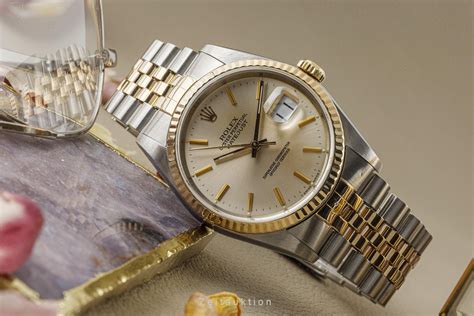 Rolex Datejust Stahl Gold Automatik Kal 3135 Ref 16233 2304302