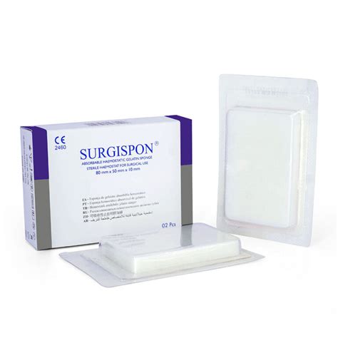 Standard Gelatin Hemostatic Sponge Aegis Lifesciences