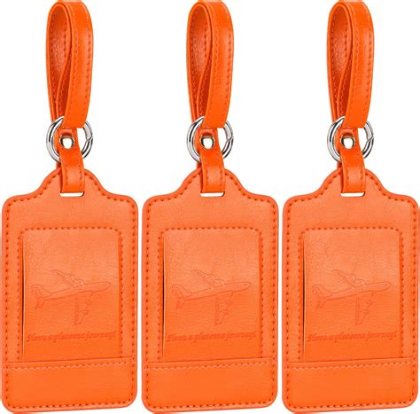 Amazon.com: Luxeoria Genuine Leather Luggage Tag - TSA Approved