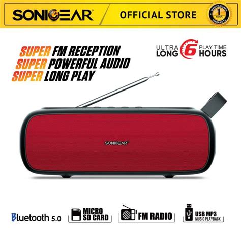 SonicGear P8000 Super Bluetooth Portable Speaker With Super Radio